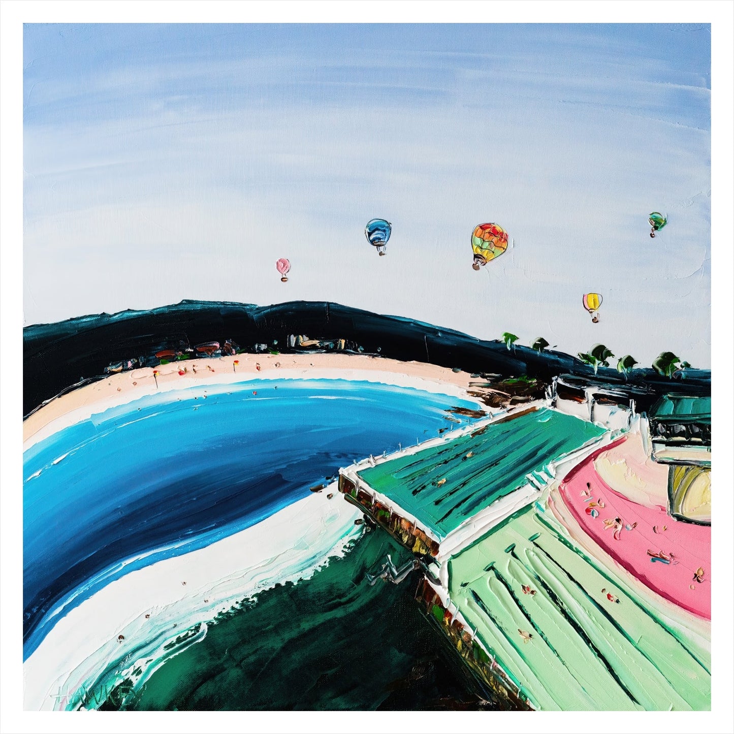 Bondi Summer - Fine Art Print - Gold Coast Gallery Of ArtAngela Hawkey