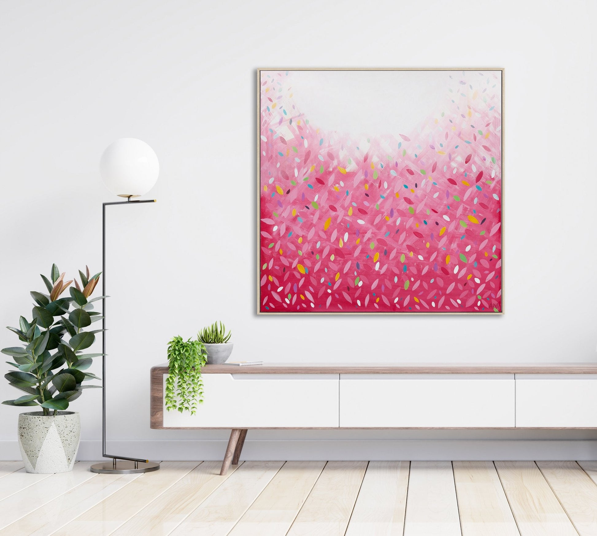 Bonds Confetti Leaves - Original Art - Gold Coast Gallery Of ArtAni Ipradjian