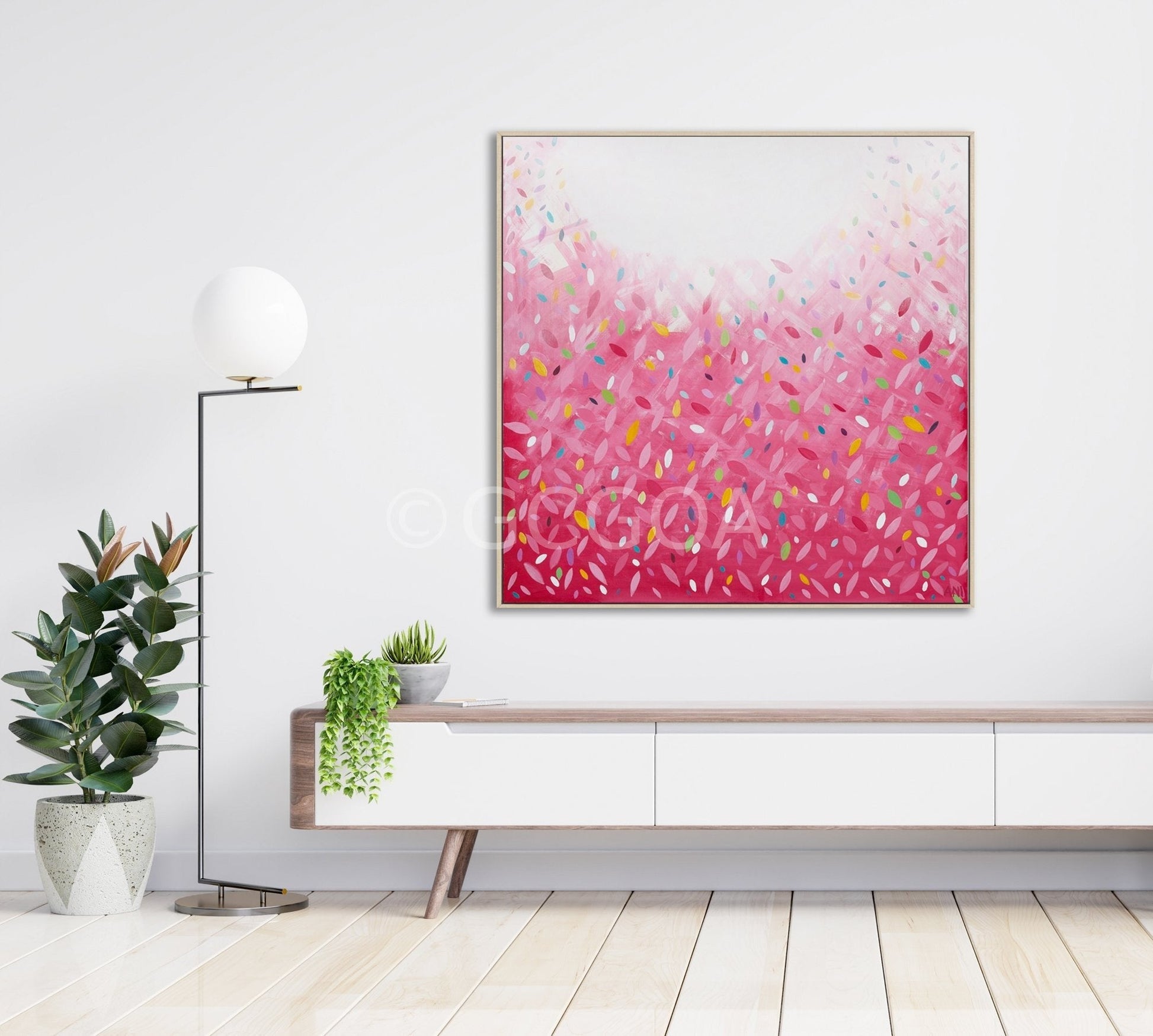 Bonds Confetti Leaves - Original Art - Gold Coast Gallery Of ArtAni Ipradjian