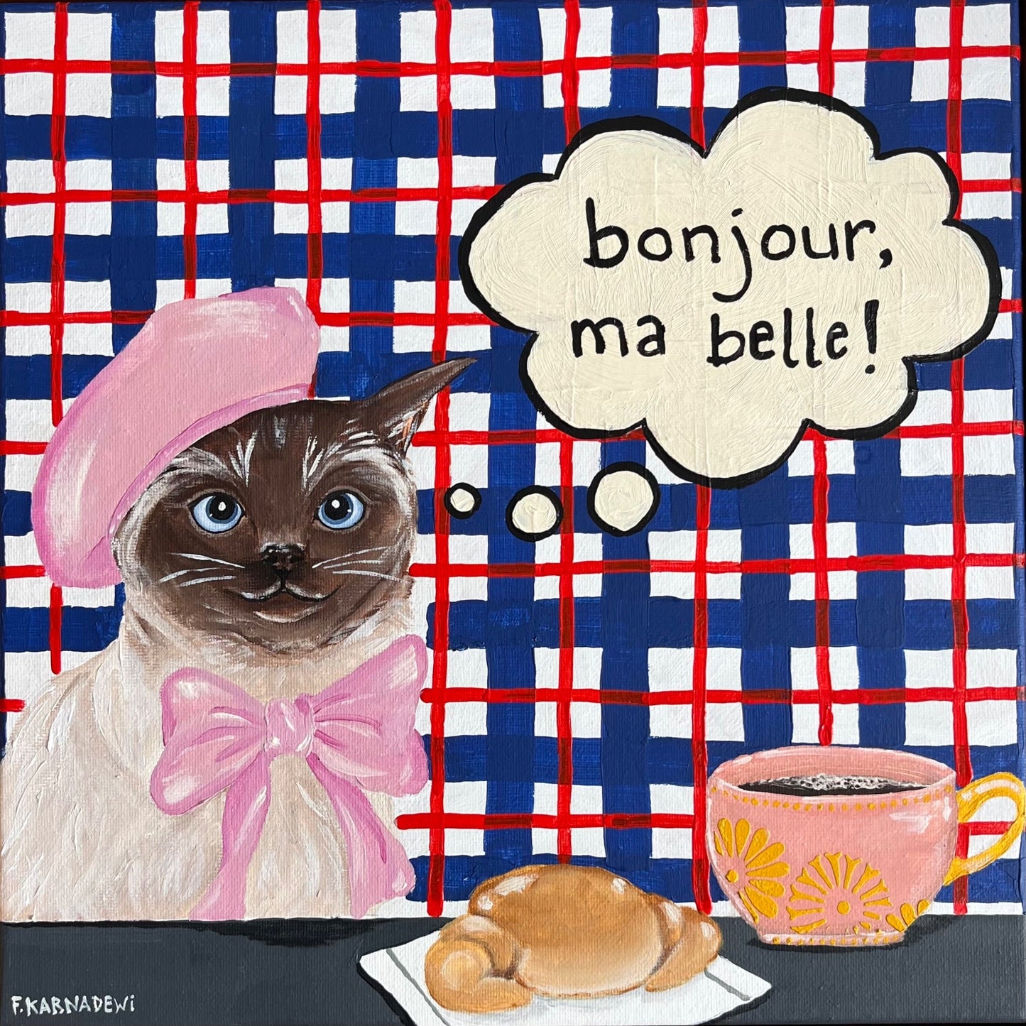 Bonjour, ma belle! - Gold Coast Gallery Of ArtFika Karnadewi