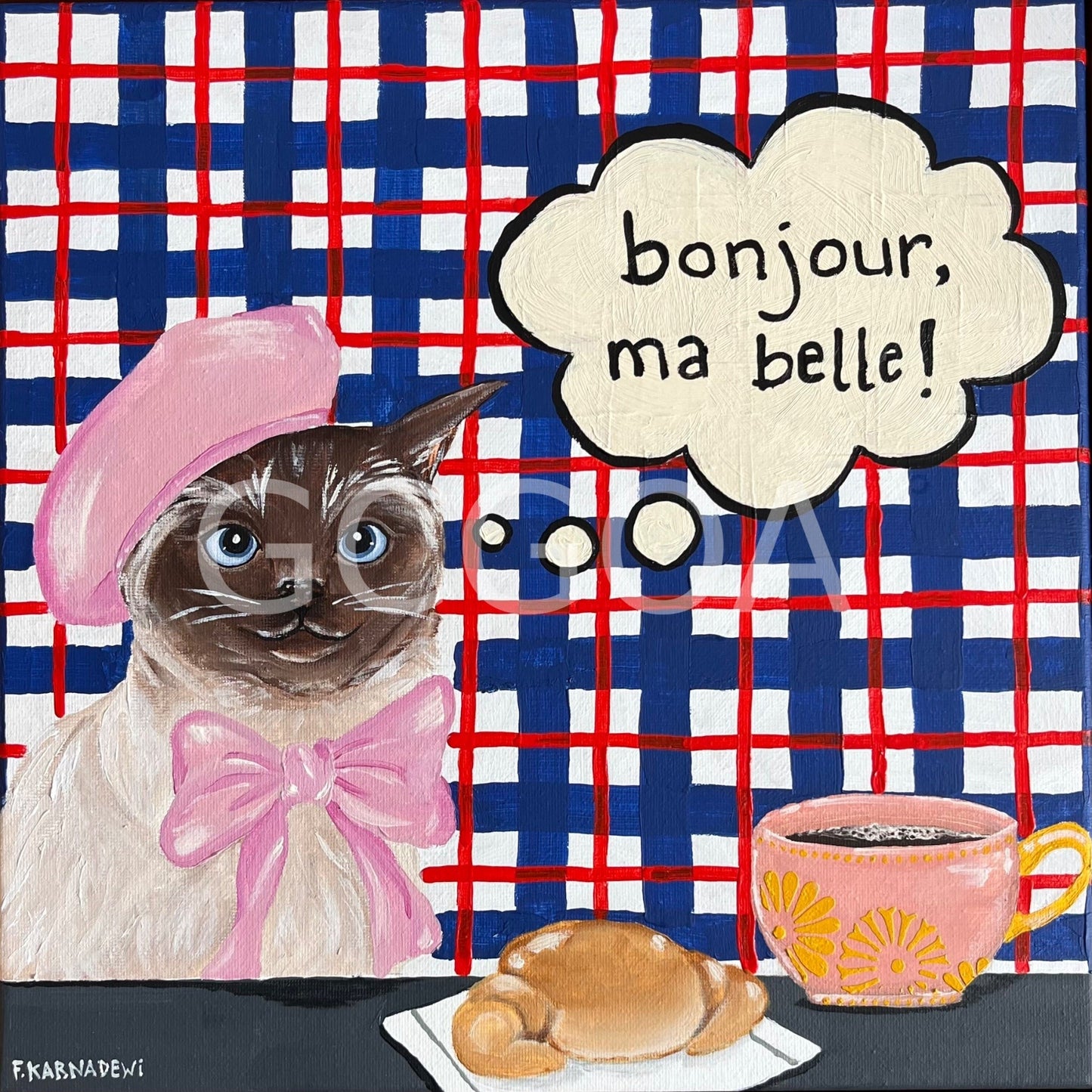 Bonjour, ma belle! - Gold Coast Gallery Of ArtFika Karnadewi