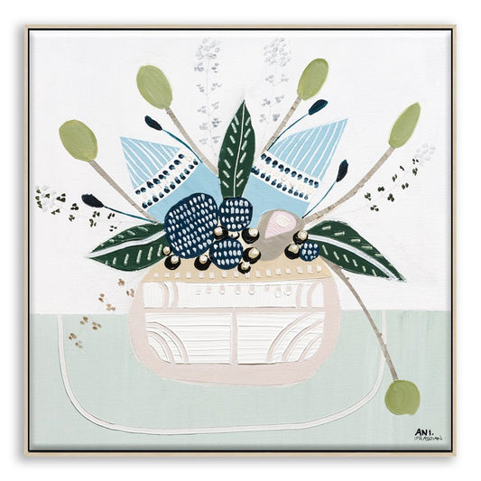 Botanical Banksia 1 – Original Floral Painting by Ani Ipradjian - Gold Coast Gallery Of ArtAni Ipradjian