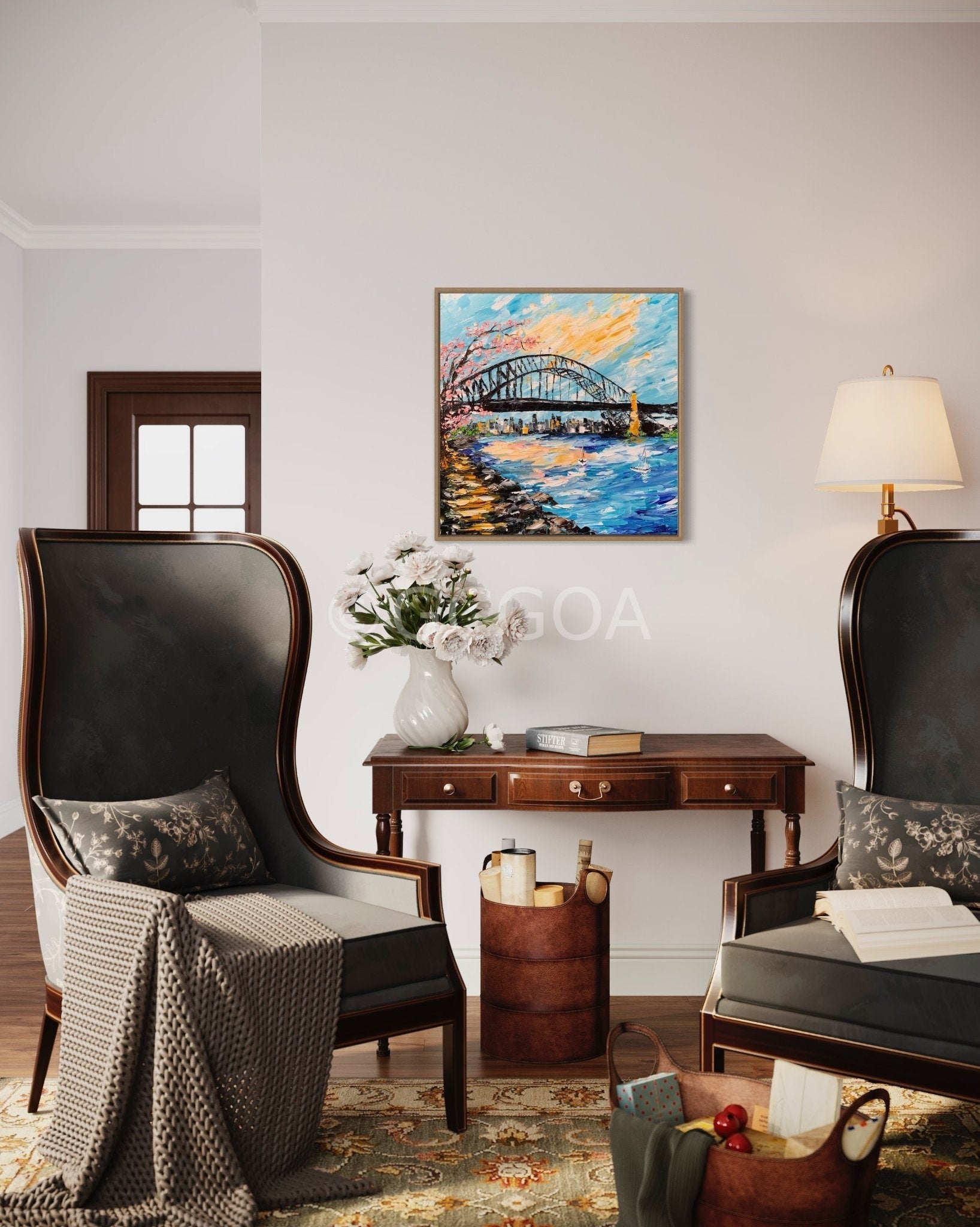 Bridging the gap - Original Art - Gold Coast Gallery Of ArtAnjana Rai