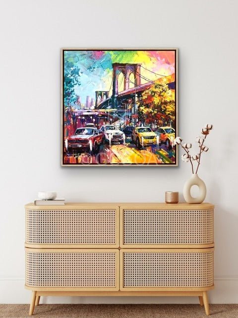 Brooklyn Bridge - Original Art - Gold Coast Gallery Of ArtJos Coufreur