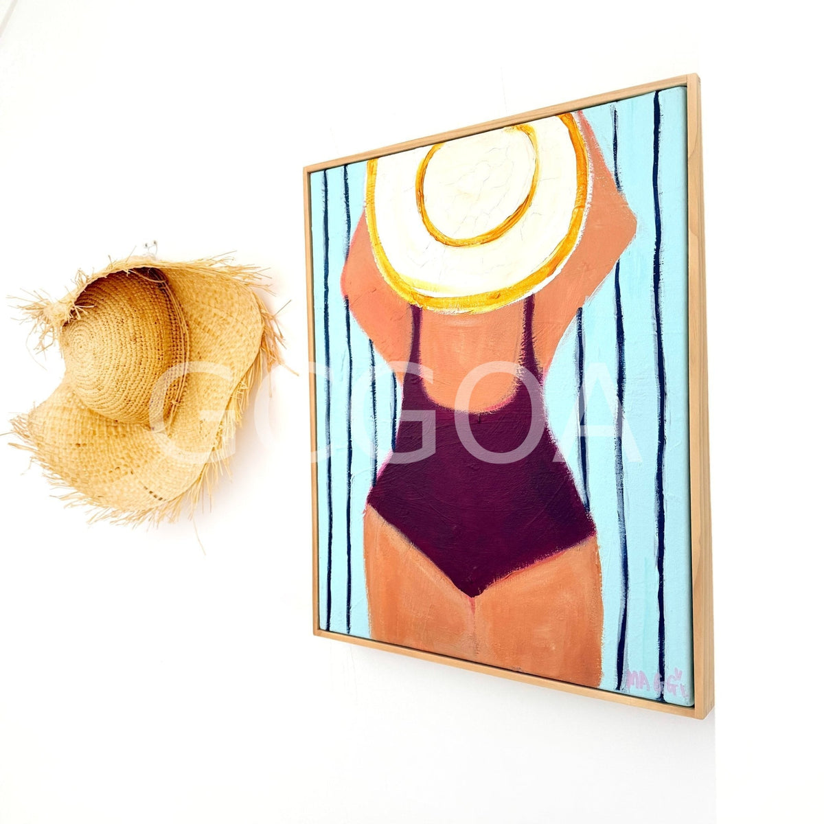 Bundeena Beach Bather - Gold Coast Gallery Of ArtMaggi Mcdonald
