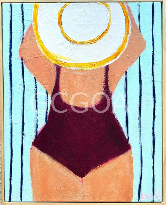 Bundeena Beach Bather - Gold Coast Gallery Of ArtMaggi Mcdonald