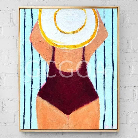 Bundeena Beach Bather - Gold Coast Gallery Of ArtMaggi Mcdonald