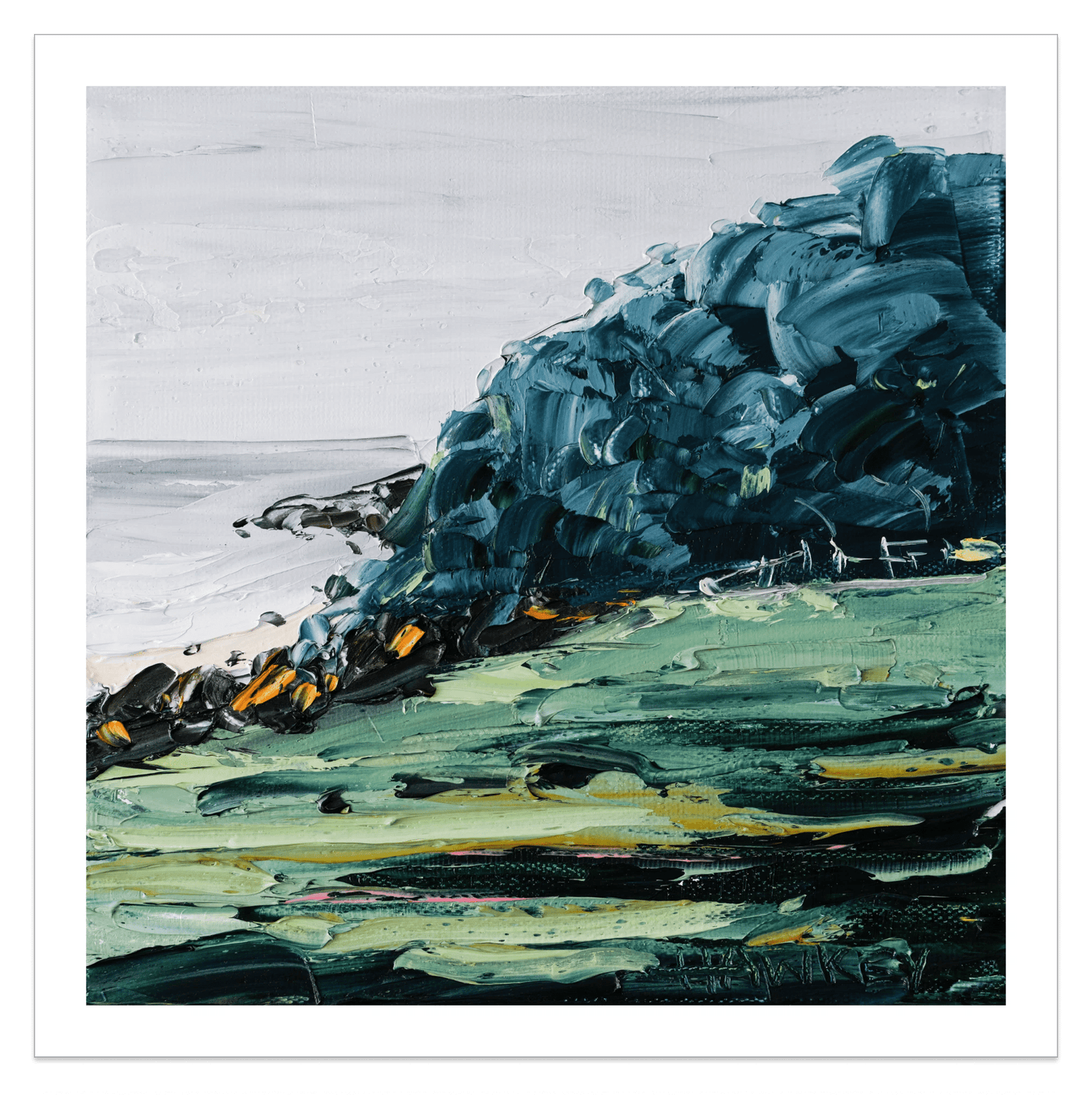 Burleigh Hill 2 - Fine Art Print - Gold Coast Gallery Of ArtAngela Hawkey