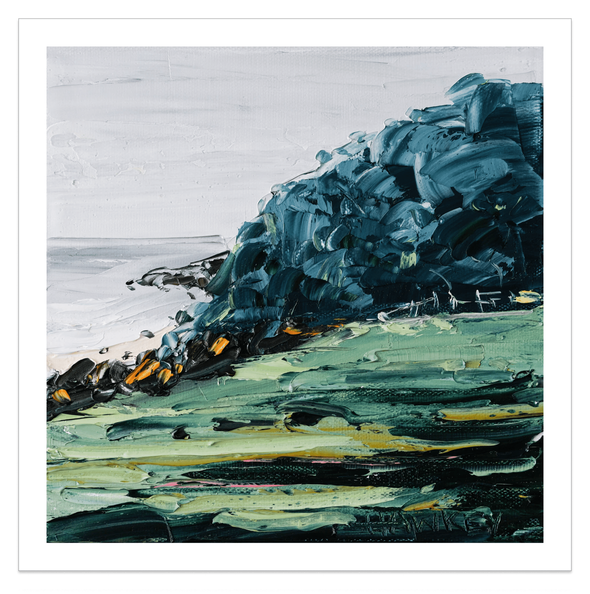 Burleigh Hill 2 - Fine Art Print - Gold Coast Gallery Of ArtAngela Hawkey