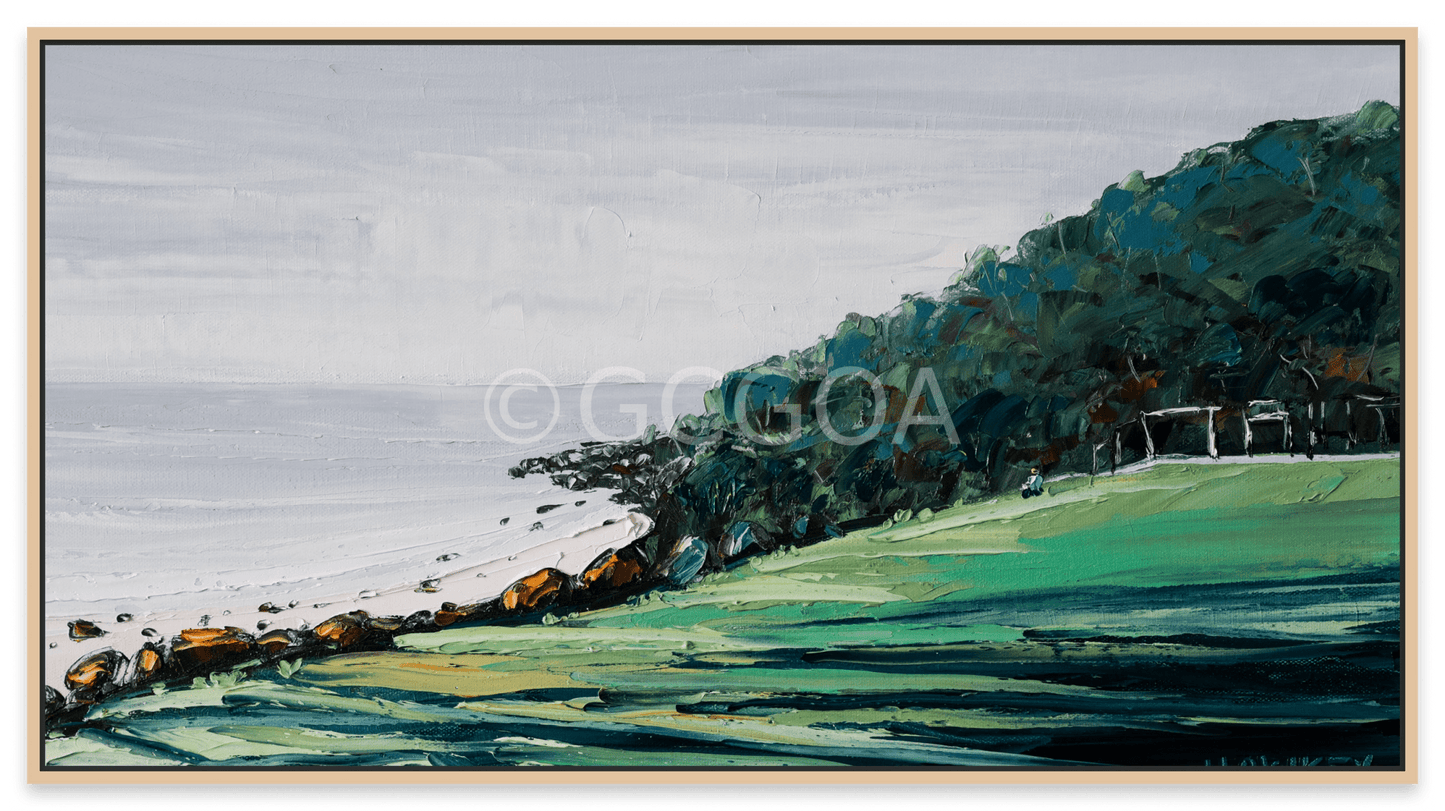 Burleigh Hill - Fine Art Print - Gold Coast Gallery Of ArtAngela Hawkey