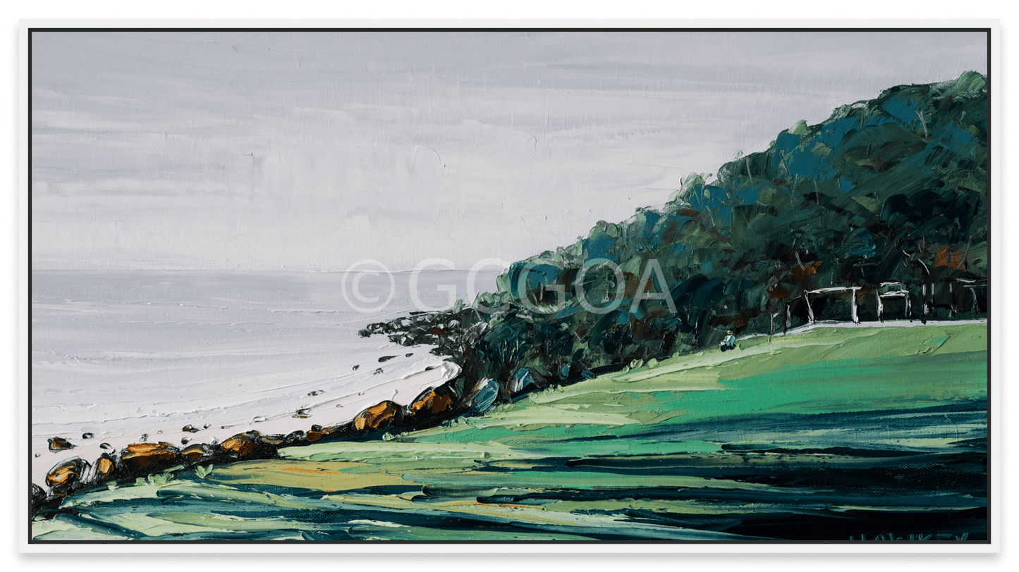 Burleigh Hill - Fine Art Print - Gold Coast Gallery Of ArtAngela Hawkey