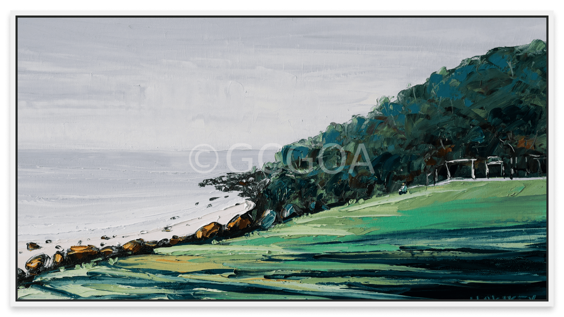 Burleigh Hill - Fine Art Print - Gold Coast Gallery Of ArtAngela Hawkey