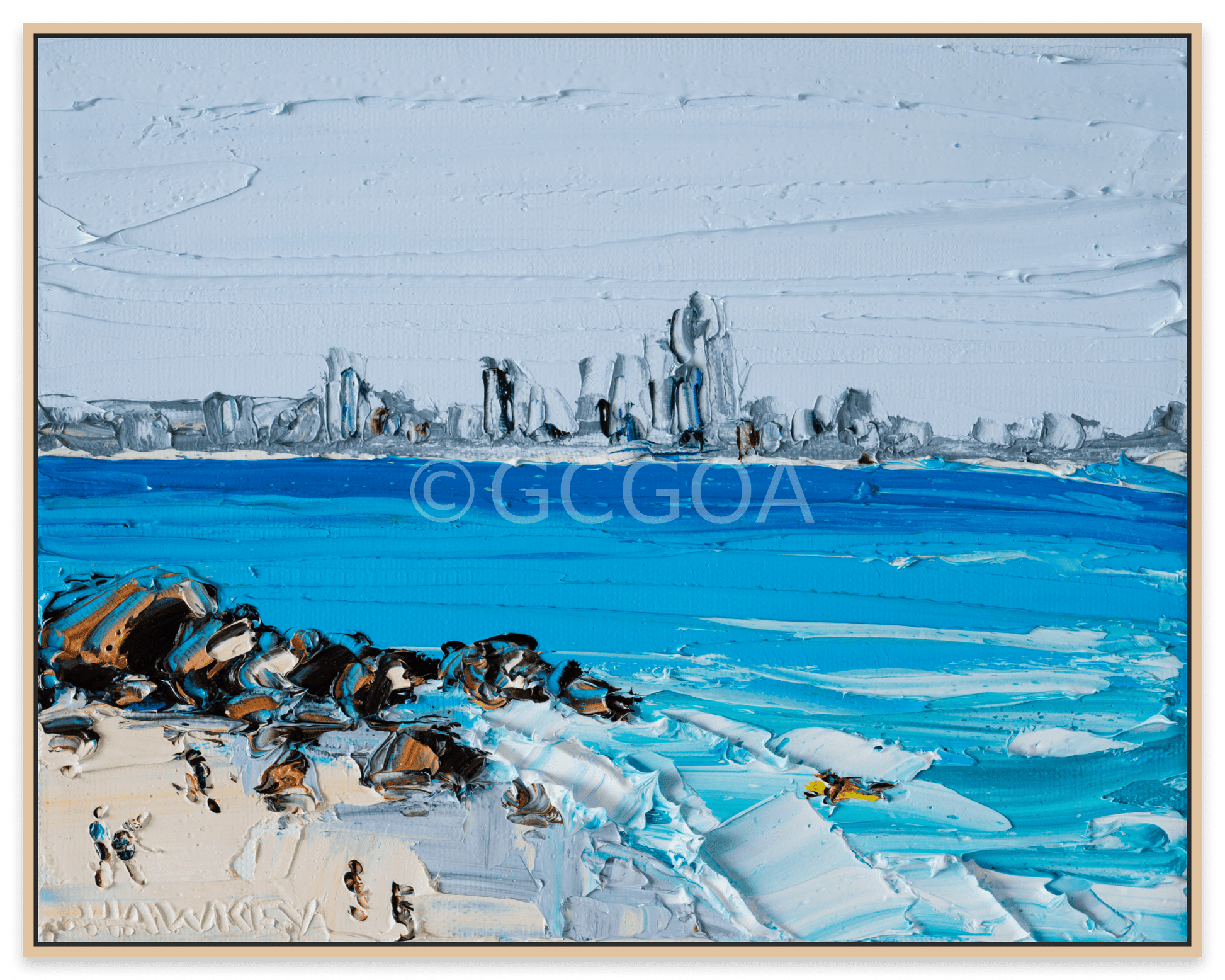 Burleigh View - Fine Art Print - Gold Coast Gallery Of ArtAngela Hawkey
