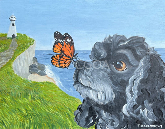 By The Lighthouse - Original Art - Gold Coast Gallery Of ArtFika Karnadewi