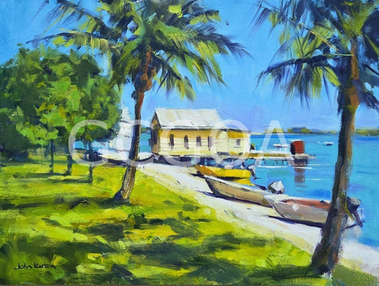 By The River - Noosa - Gold Coast Gallery Of ArtJohn G Pearson