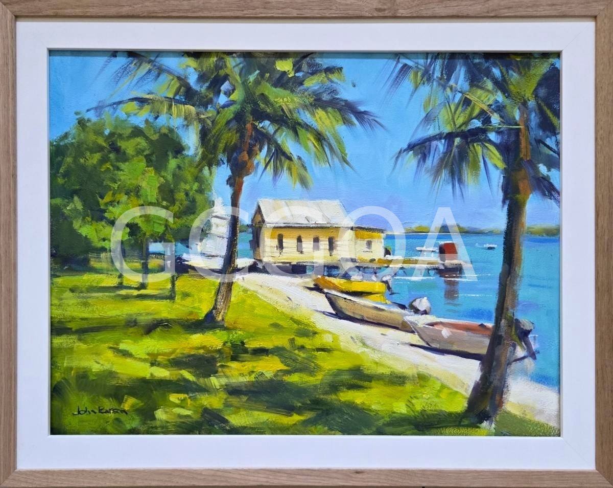 By The River - Noosa - Gold Coast Gallery Of ArtJohn G Pearson