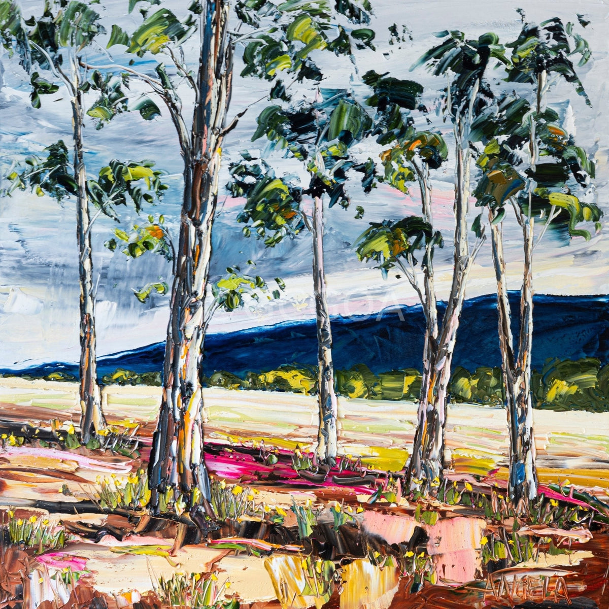 By The Roadside - Fine Art Print - Gold Coast Gallery Of ArtAngela Hawkey