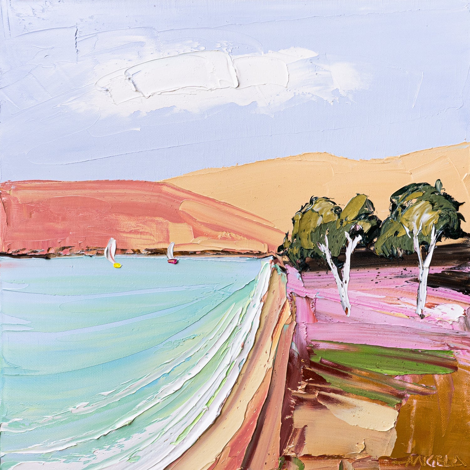 By The Two Trees - Gold Coast Gallery Of ArtAngela Hawkey