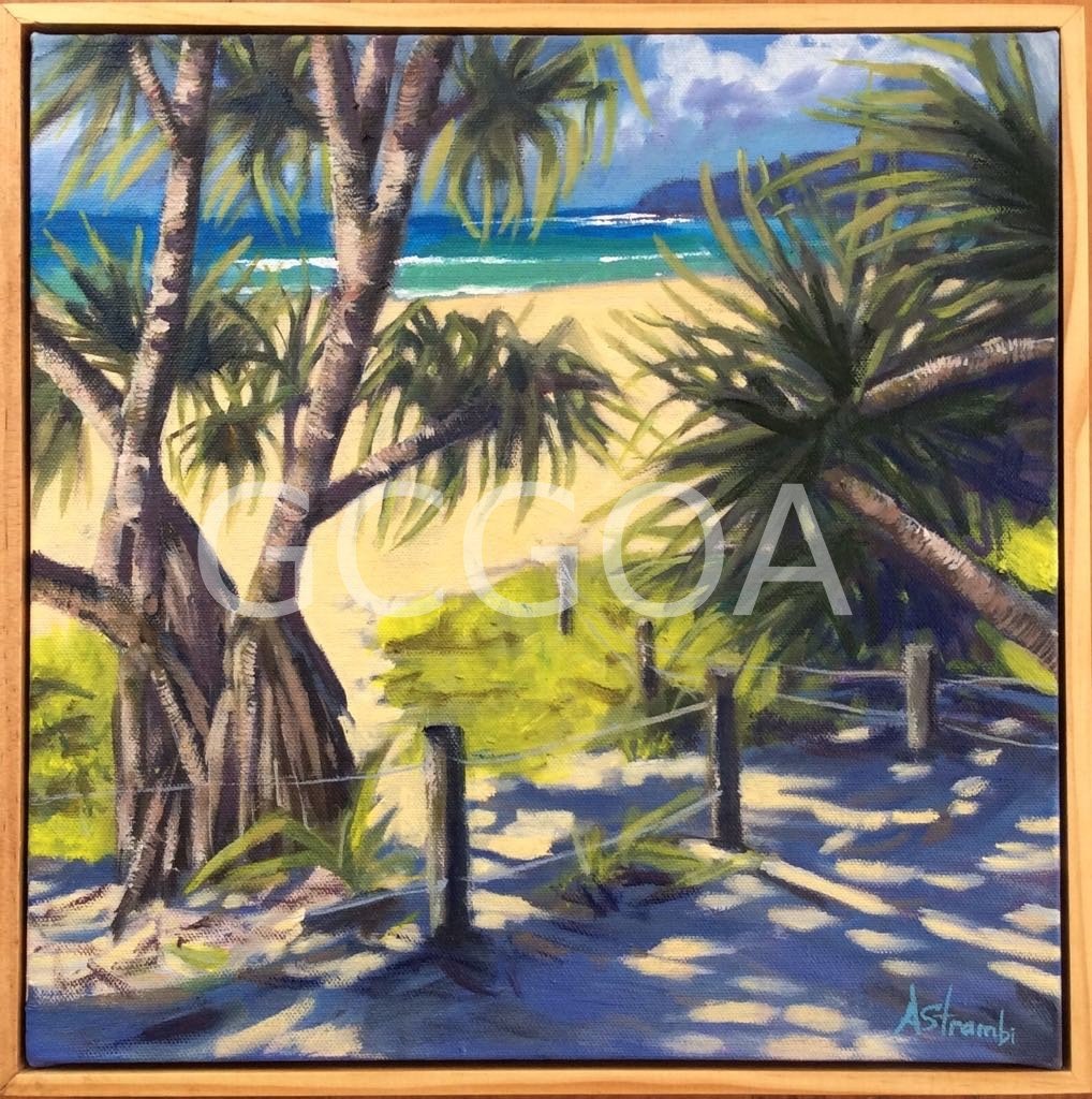 Byron Beach Path - Gold Coast Gallery Of ArtAnne Strambi
