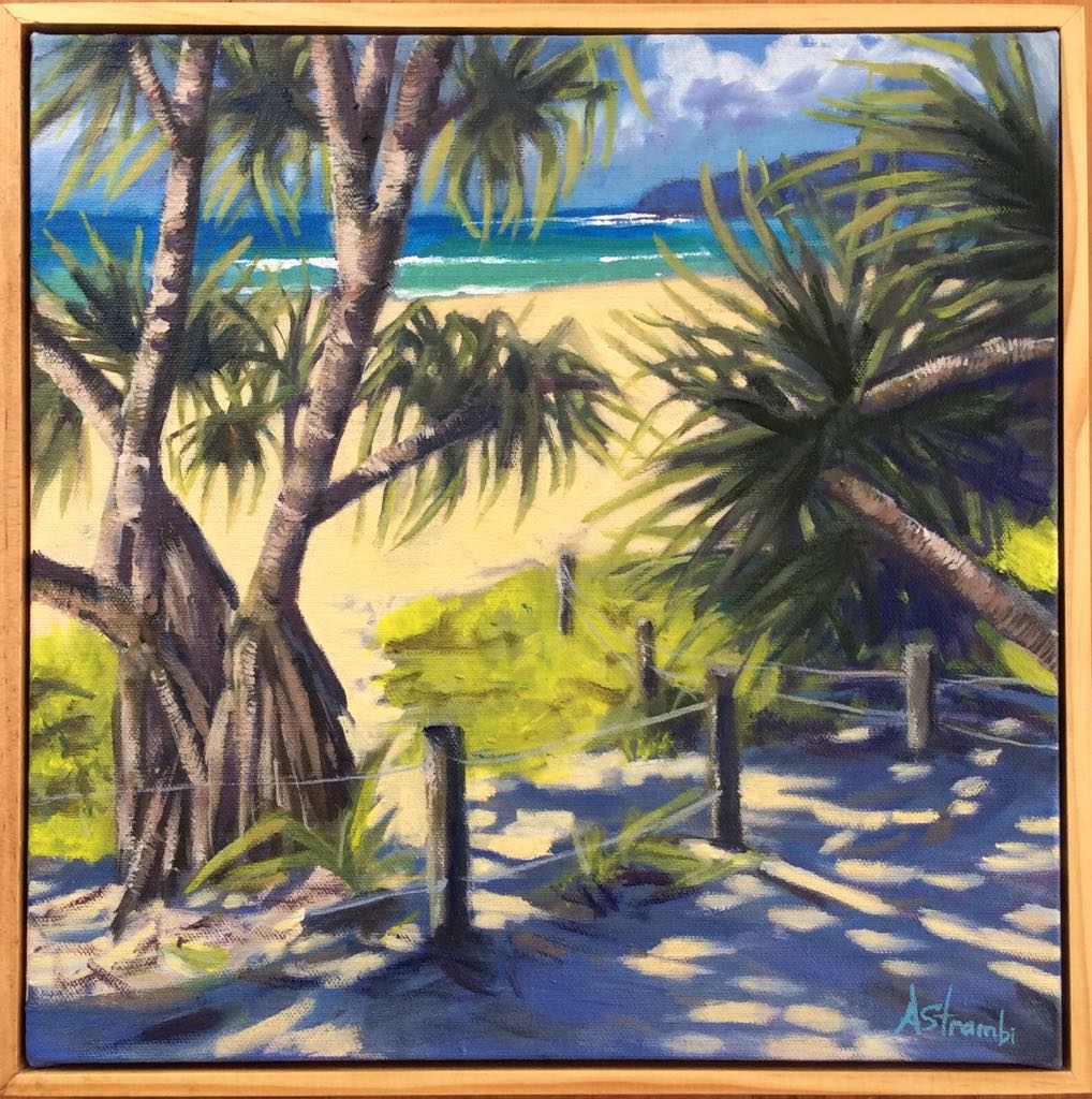 Byron Beach Path - Gold Coast Gallery Of ArtAnne Strambi