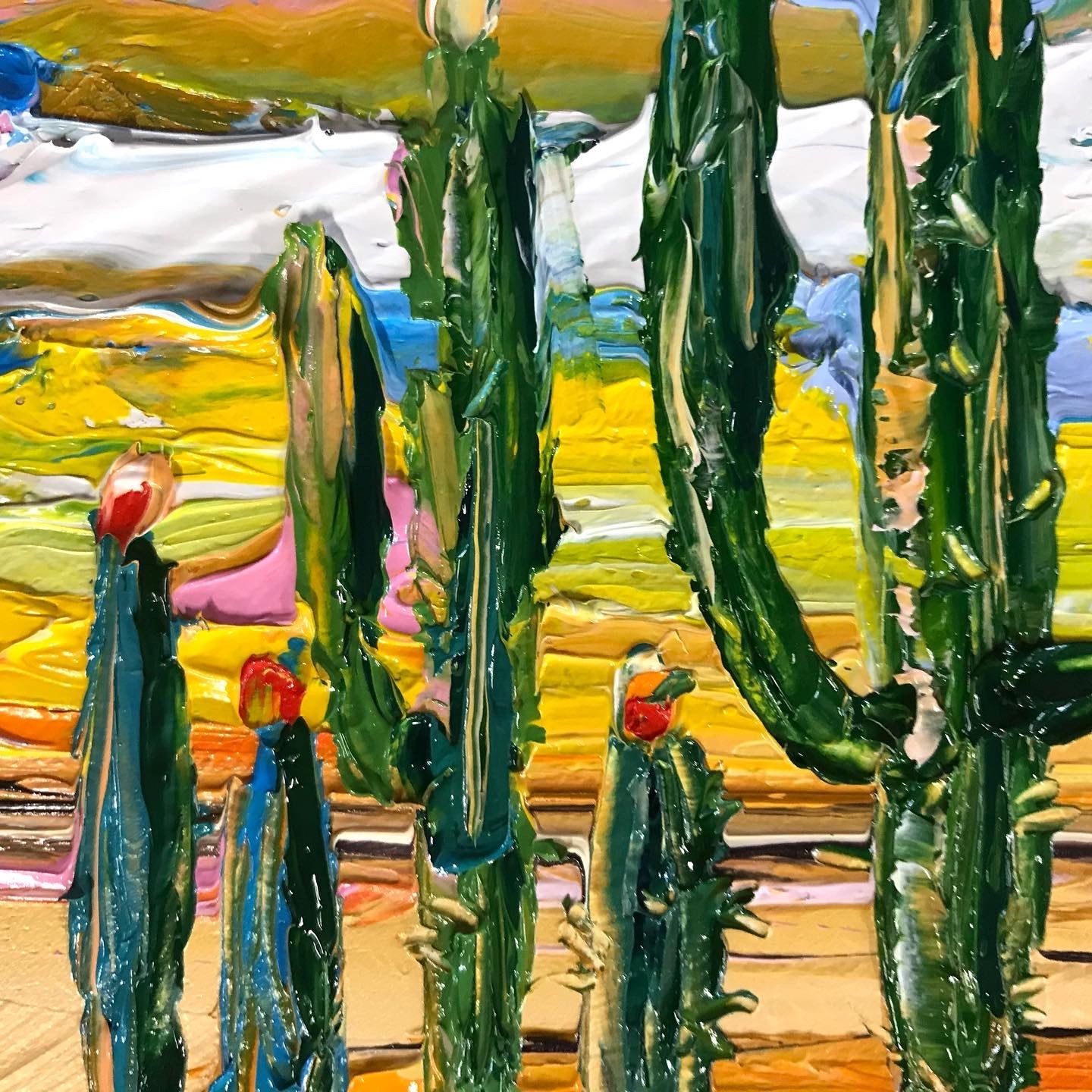 Cactus Landscape 2 - Gold Coast Gallery Of ArtHilly Coufreur