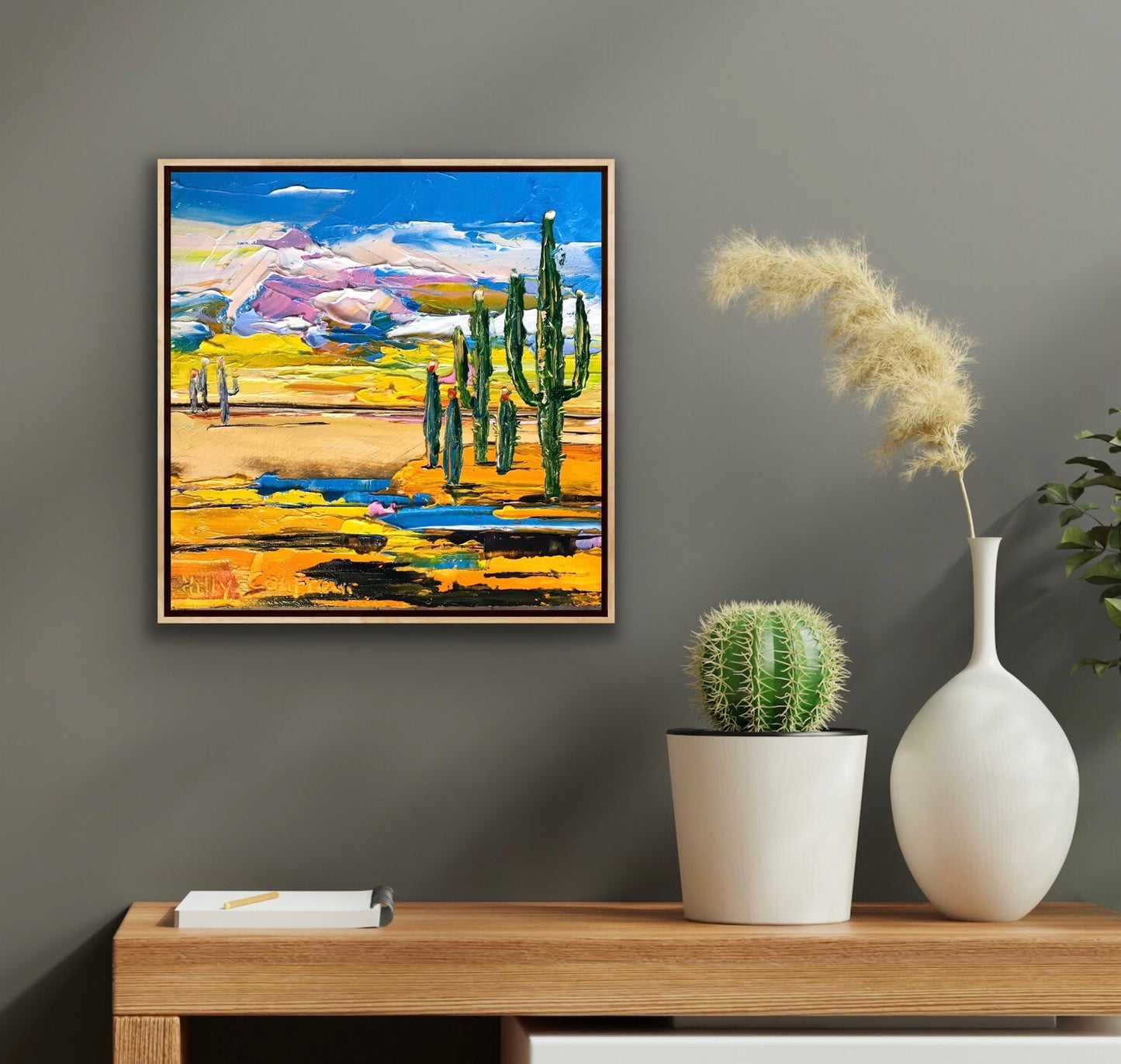 Cactus Landscape 2 - Gold Coast Gallery Of ArtHilly Coufreur