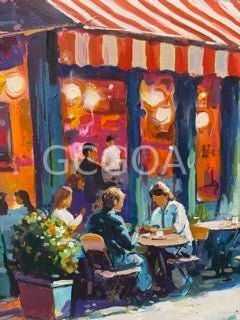 Cafe Conversations - Gold Coast Gallery Of ArtJos Coufreur