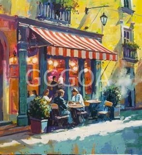 Cafe Conversations - Gold Coast Gallery Of ArtJos Coufreur