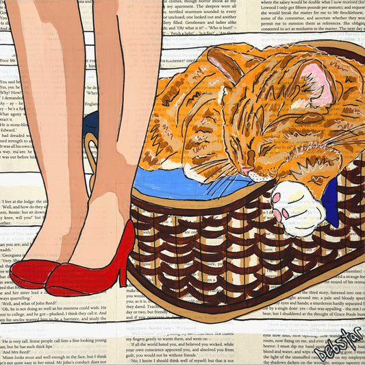 Cat Capers - Laundry 3 - Gold Coast Gallery Of ArtDeborah Lang