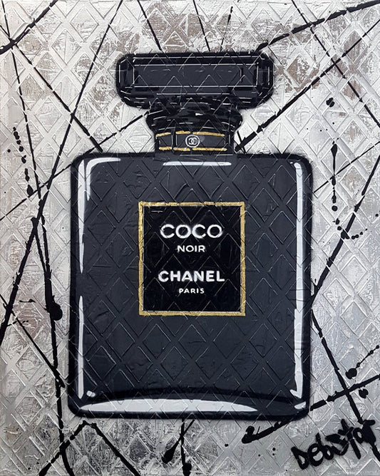 Chanel Coco Noir Perfume - Original Art - Gold Coast Gallery Of ArtDeborah Lang