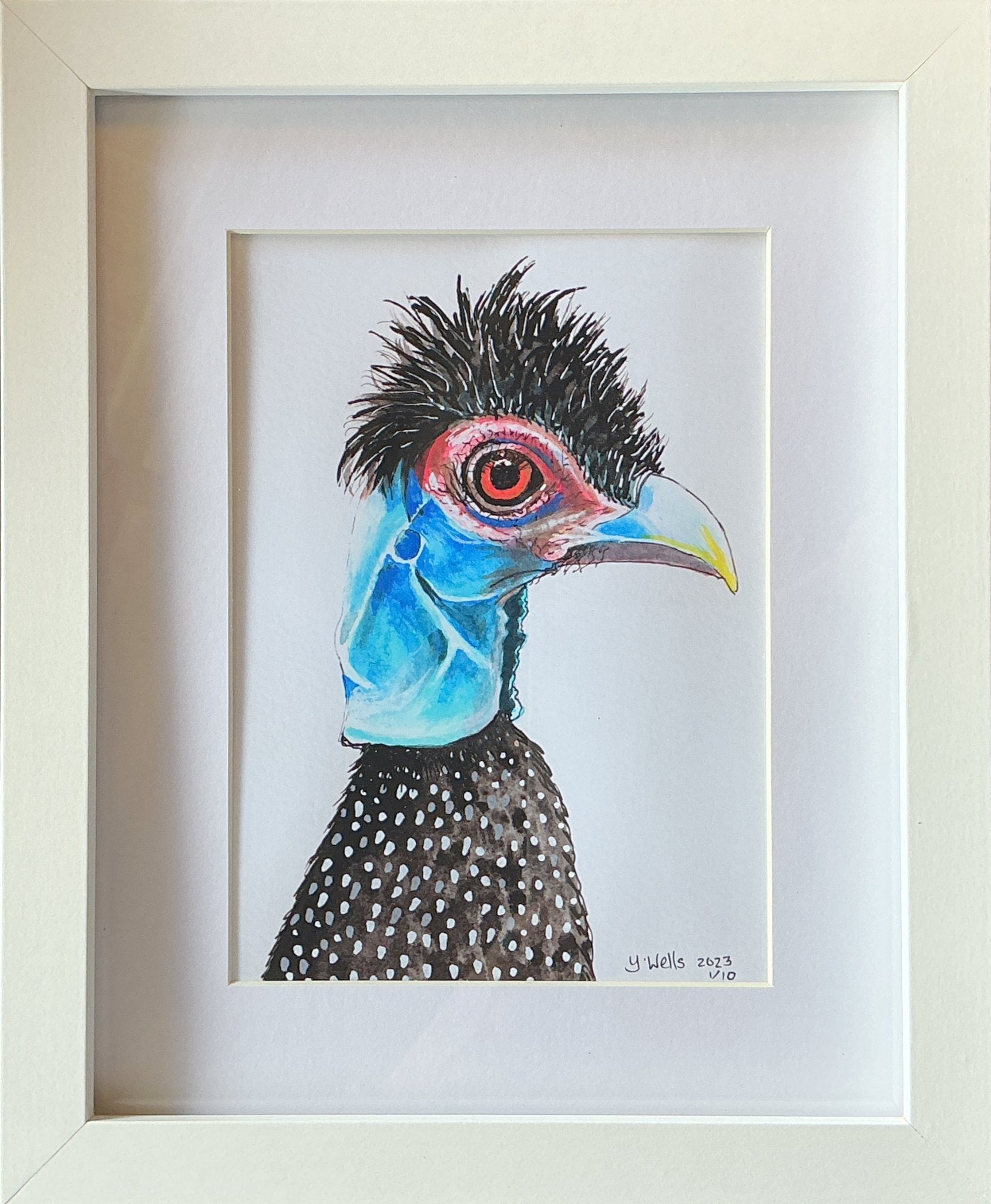 Charles and Bernie Pair - the exotic fowl affair - Gold Coast Gallery Of ArtYvonne Wells
