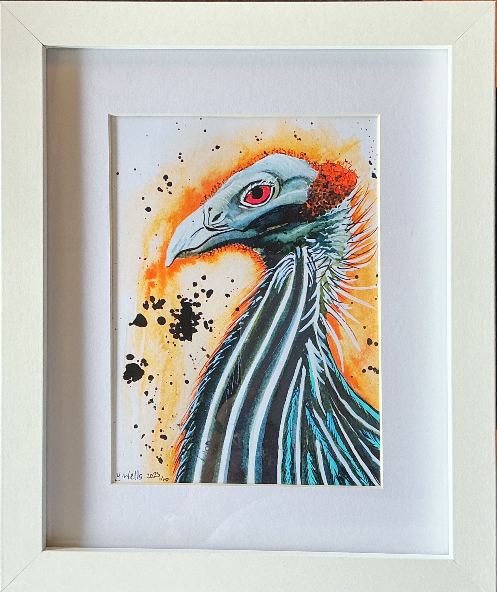 Charles and Bernie Pair - the exotic fowl affair - Gold Coast Gallery Of ArtYvonne Wells