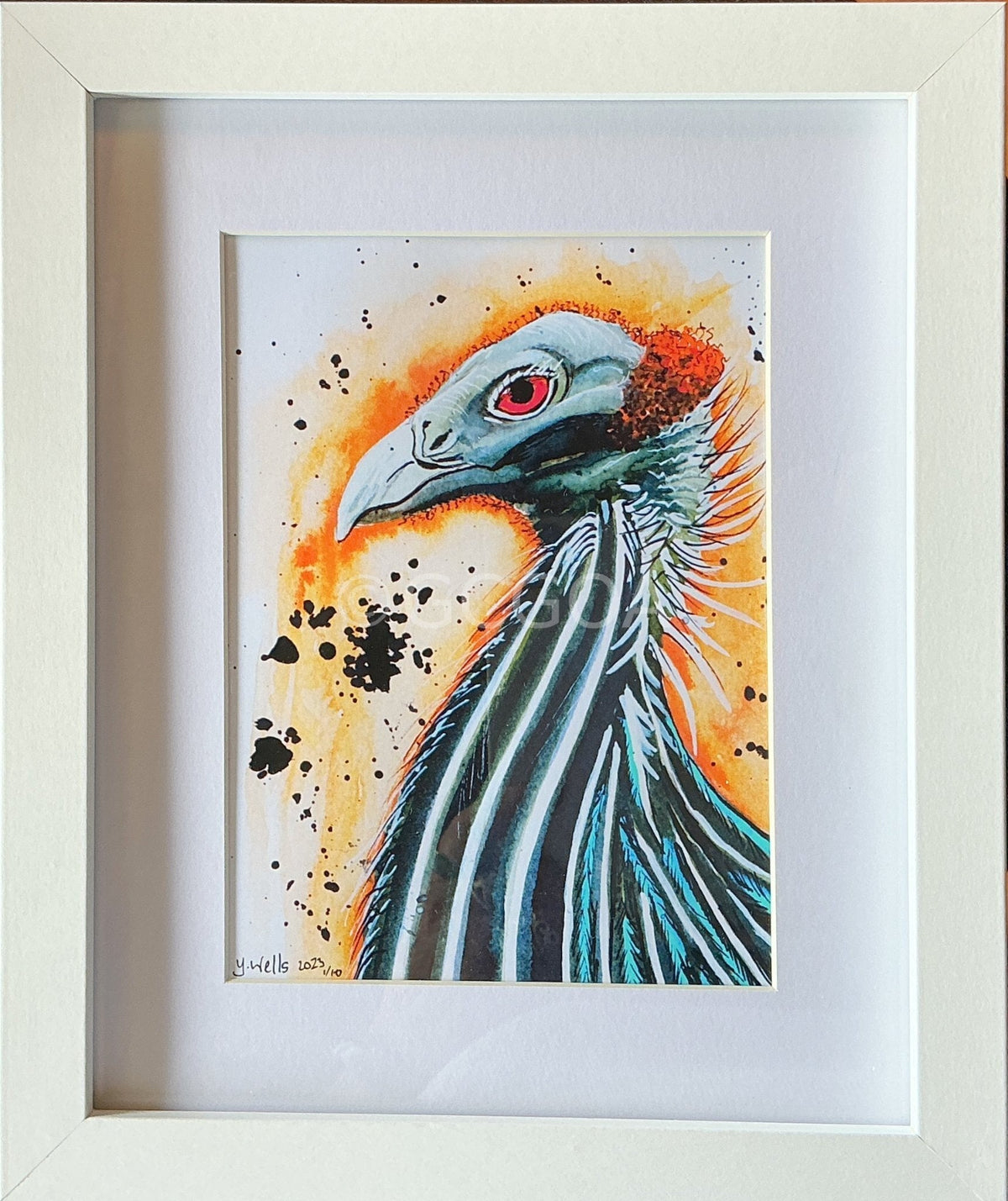 Charles and Bernie Pair- the exotic fowl affair - Gold Coast Gallery Of ArtYvonne Wells