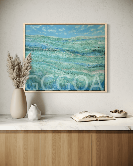 Chasing Blue - Gold Coast Gallery Of ArtDebra Duffy