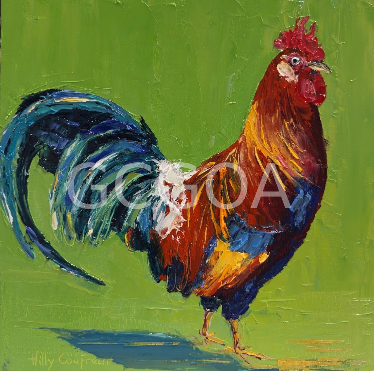 Chester the Rooster - Gold Coast Gallery Of ArtHilly Coufreur