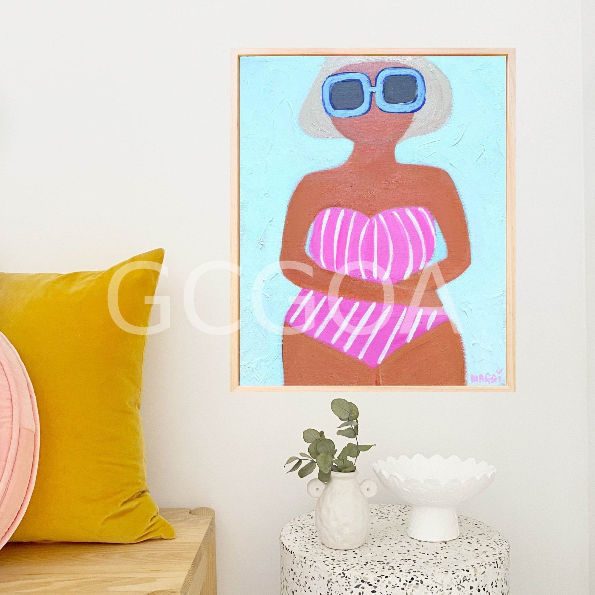 Clovelly Beach Bather - Gold Coast Gallery Of ArtMaggi Mcdonald