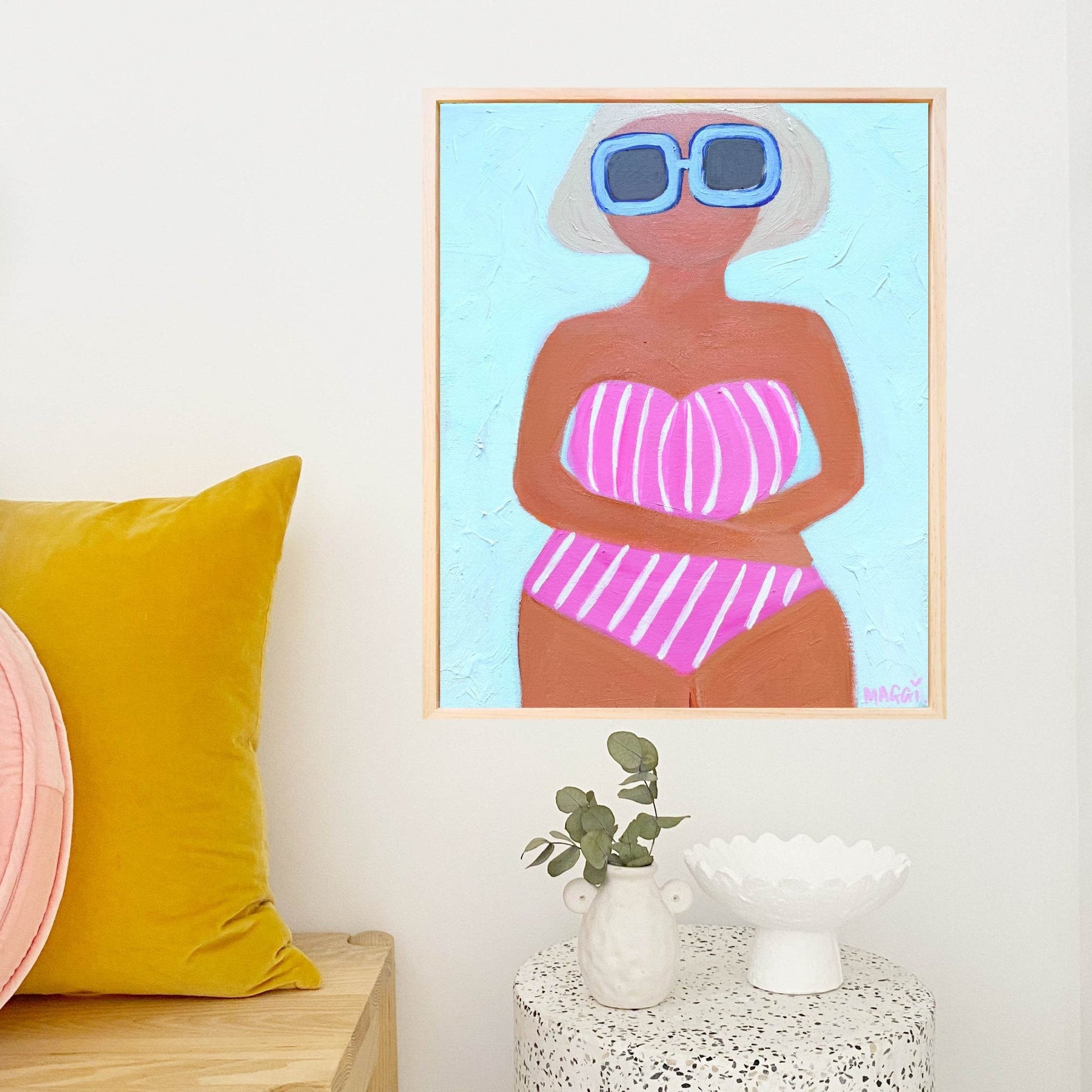 Clovelly Beach Bather - Gold Coast Gallery Of ArtMaggi Mcdonald
