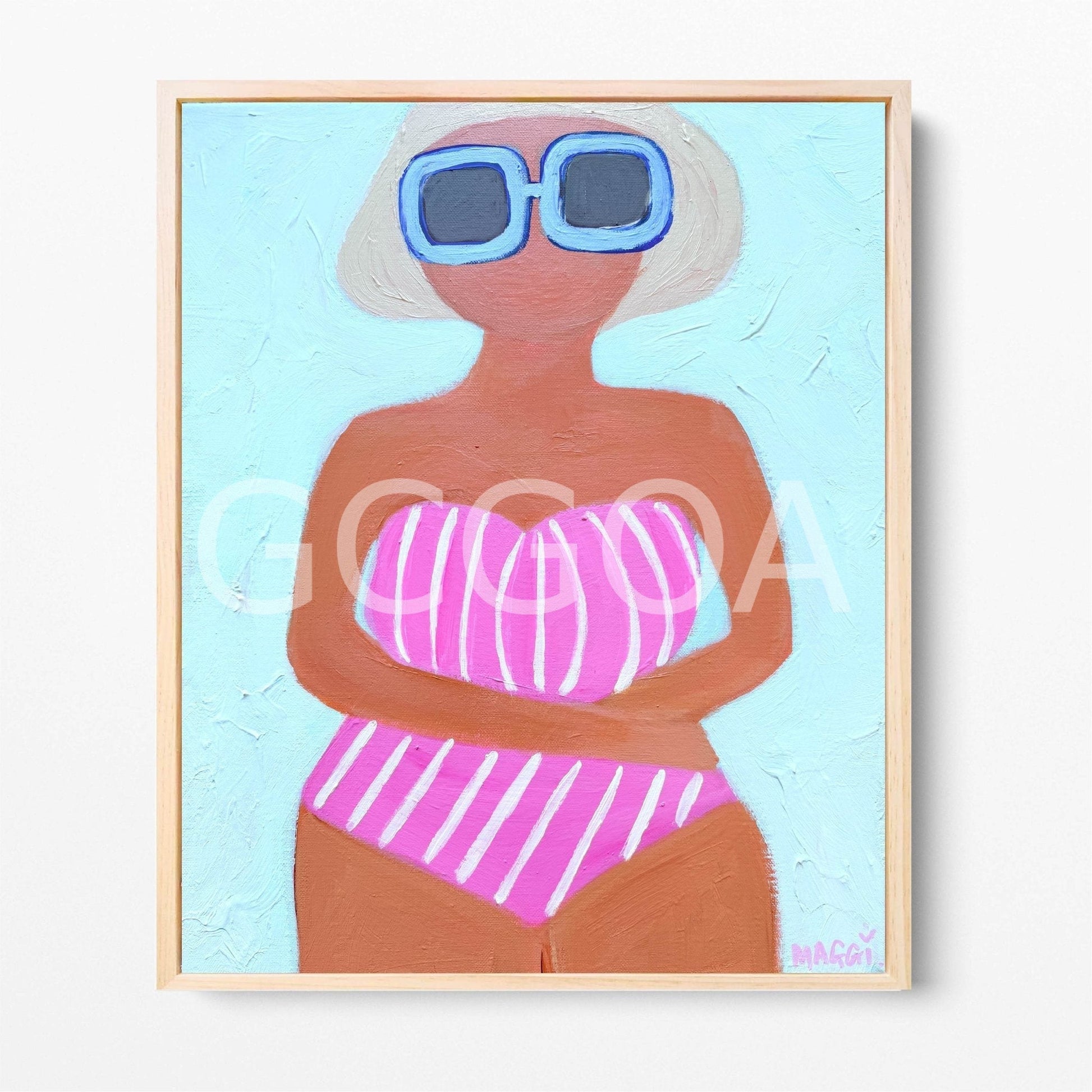 Clovelly Beach Bather - Gold Coast Gallery Of ArtMaggi Mcdonald