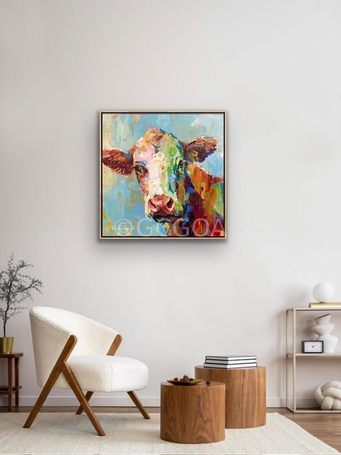 Clover the Cow - Original Art - Gold Coast Gallery Of ArtJos Coufreur