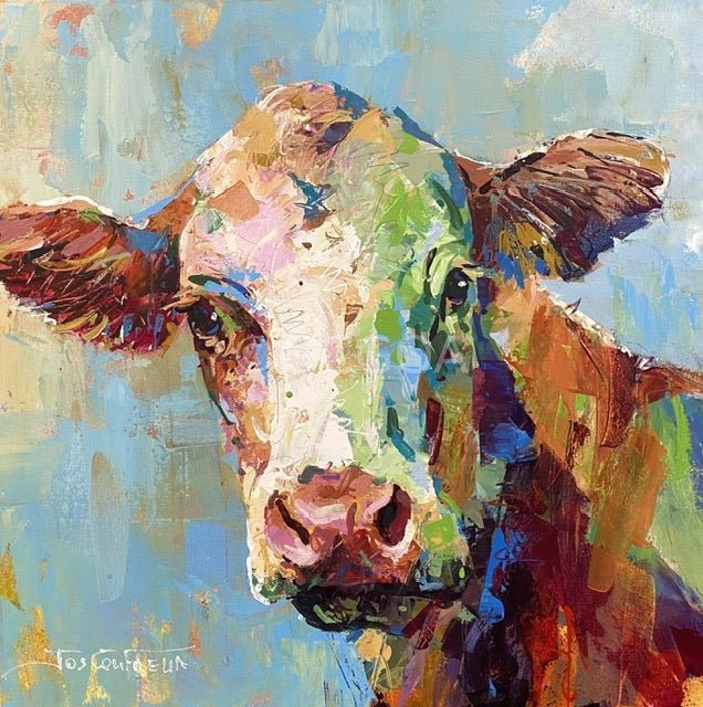 Clover the Cow - Original Art - Gold Coast Gallery Of ArtJos Coufreur