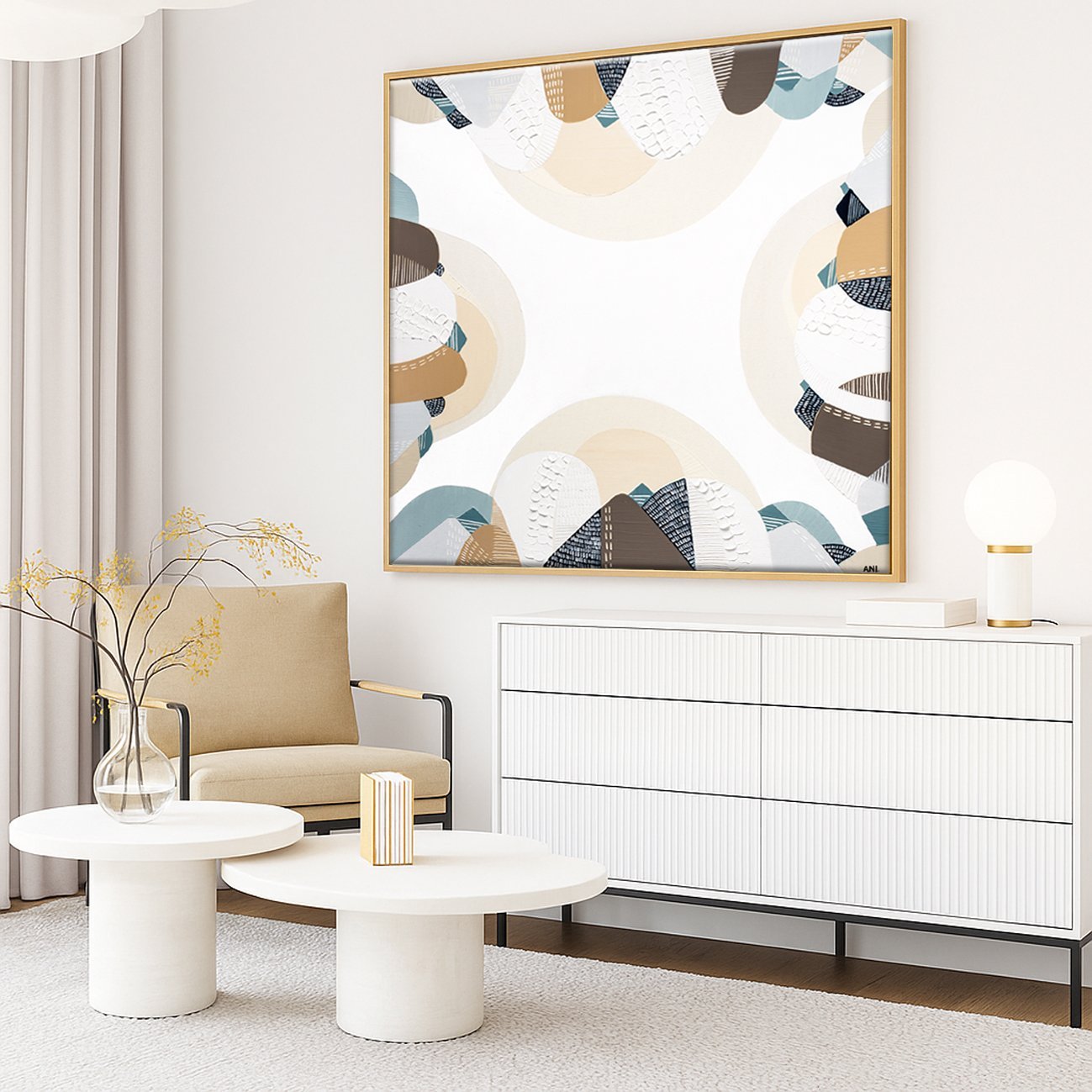 Coastal Bliss Painting by Ani Ipradjian - Gold Coast Gallery Of ArtAni Ipradjian