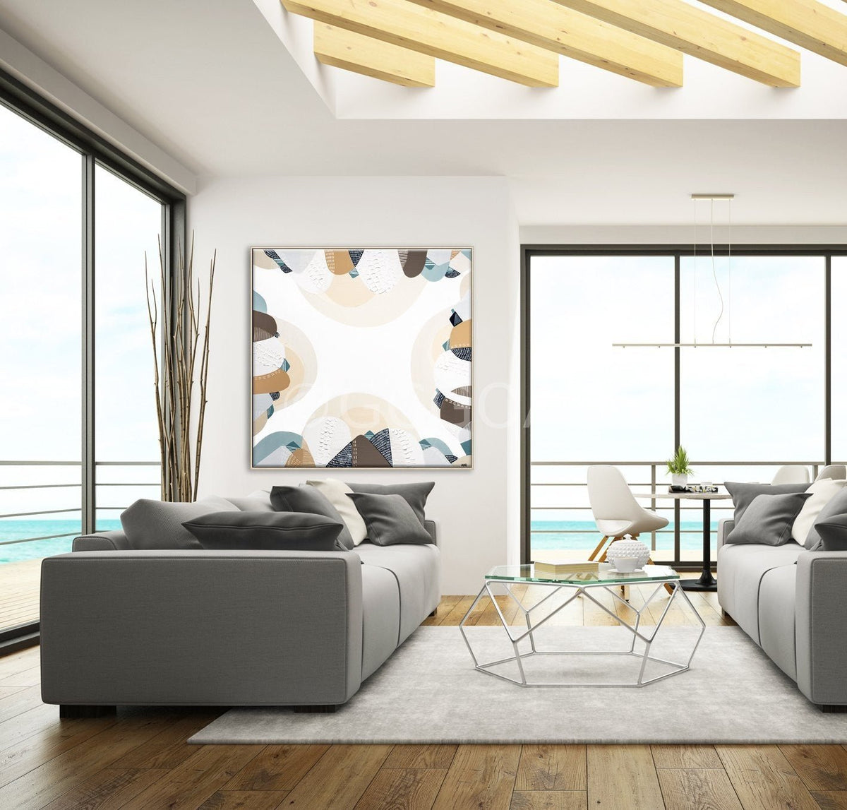 Coastal Bliss Painting by Ani Ipradjian - Gold Coast Gallery Of ArtAni Ipradjian