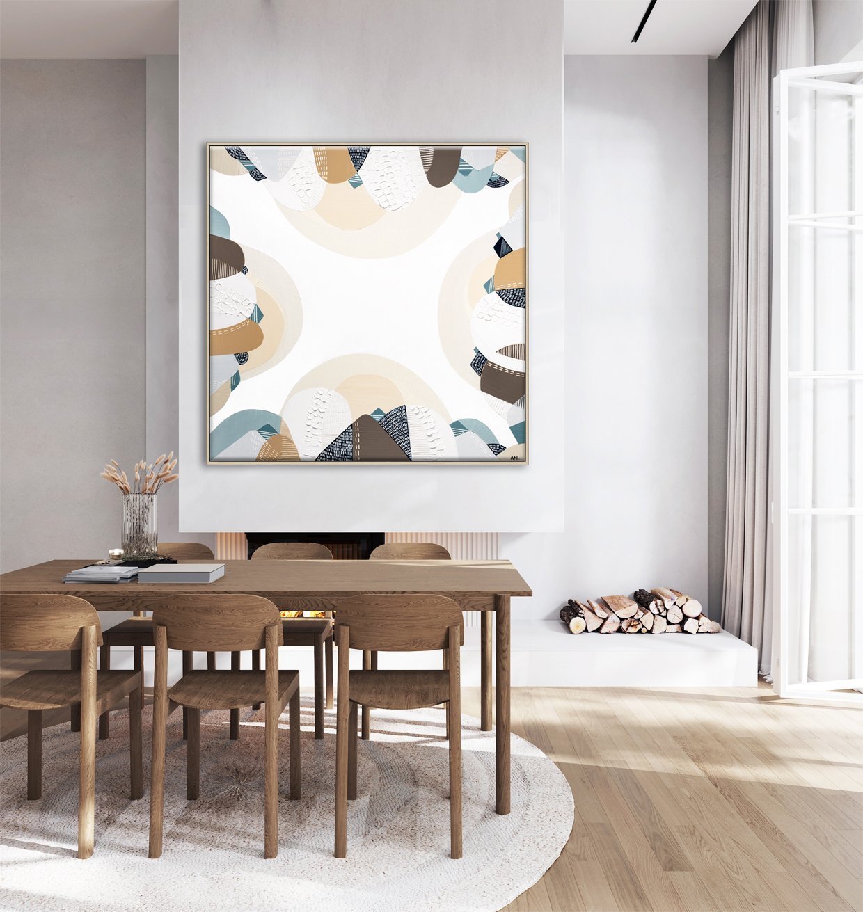 Coastal Bliss Painting by Ani Ipradjian - Gold Coast Gallery Of ArtAni Ipradjian