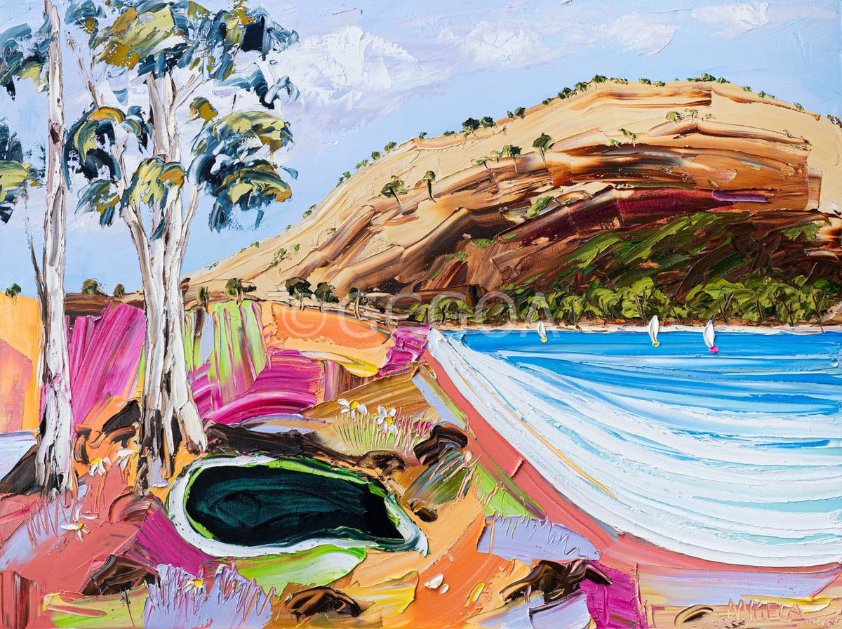 Coastal Dreaming - Original Art - Gold Coast Gallery Of ArtAngela Hawkey