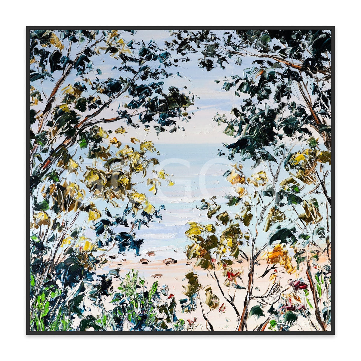 Coastal Embrace - Fine Art Print - Gold Coast Gallery Of ArtAngela Hawkey
