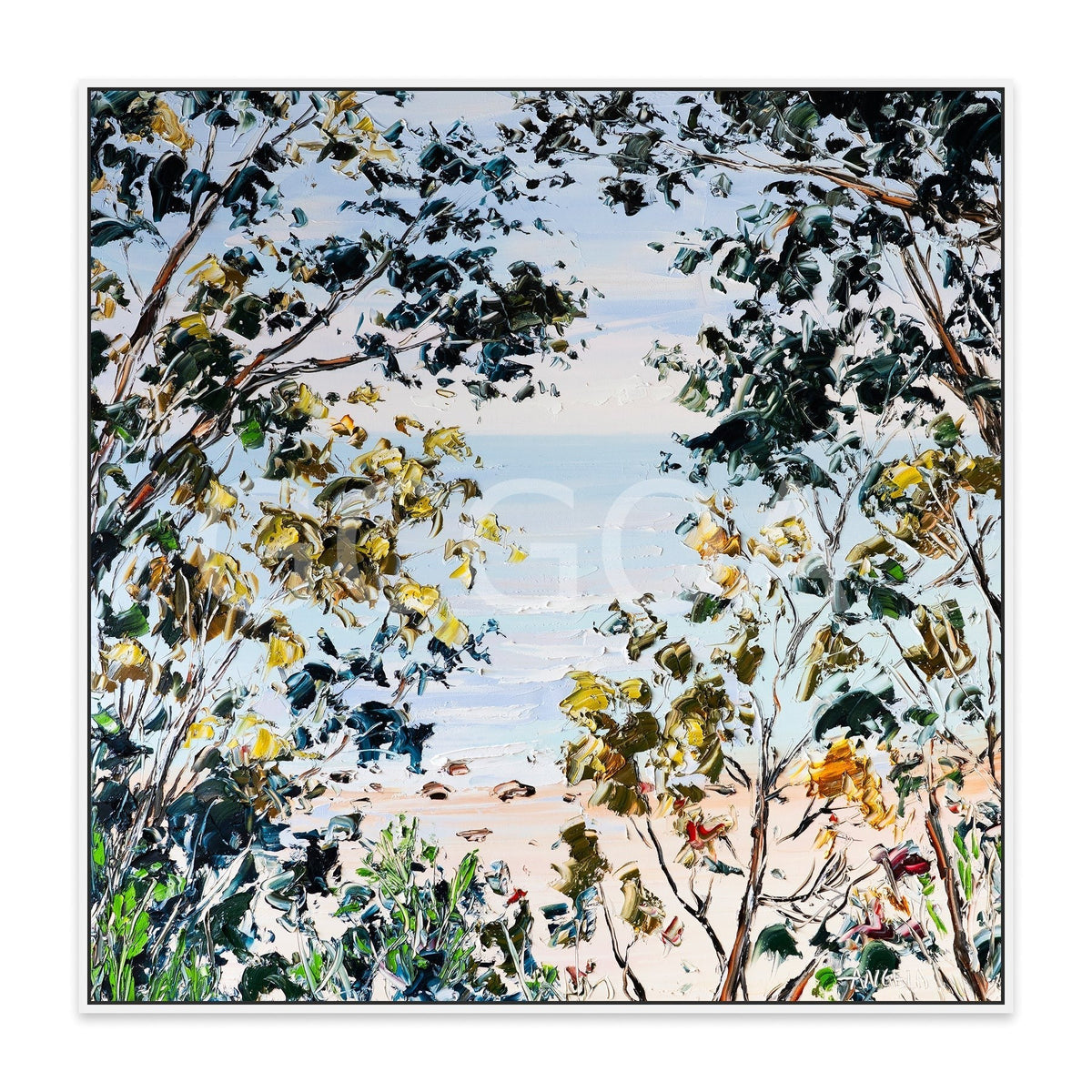 Coastal Embrace - Fine Art Print - Gold Coast Gallery Of ArtAngela Hawkey