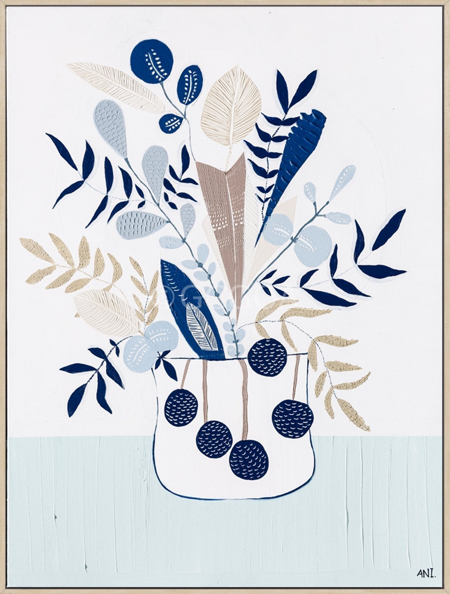 Coastal Flower - Original Art - Gold Coast Gallery Of ArtAni Ipradjian
