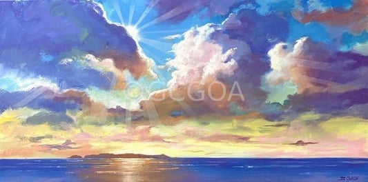 Coastal Glow 2 - Original Art - Gold Coast Gallery Of ArtJos Coufreur