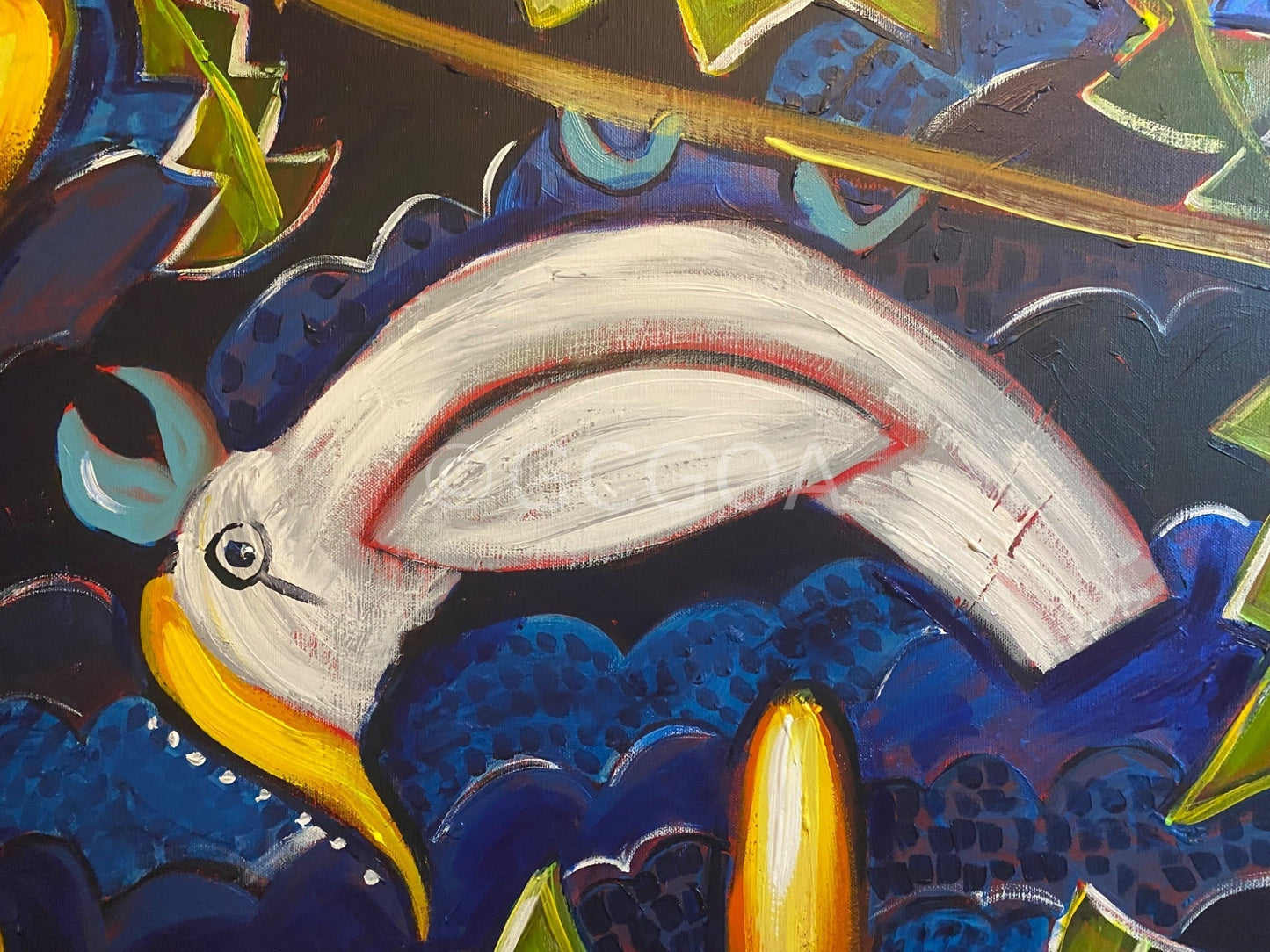 Cockatoos and Golden Banskias - Original Art - Gold Coast Gallery Of ArtLucy Car