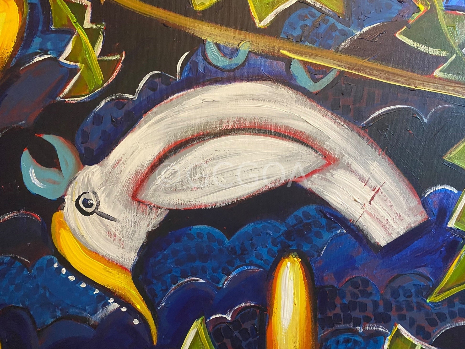 Cockatoos and Golden Banskias - Original Art - Gold Coast Gallery Of ArtLucy Car